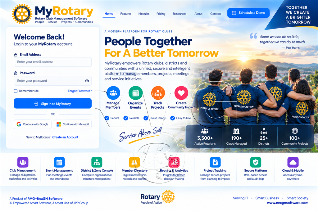 MyRotary Public Club Portal & Member Directory